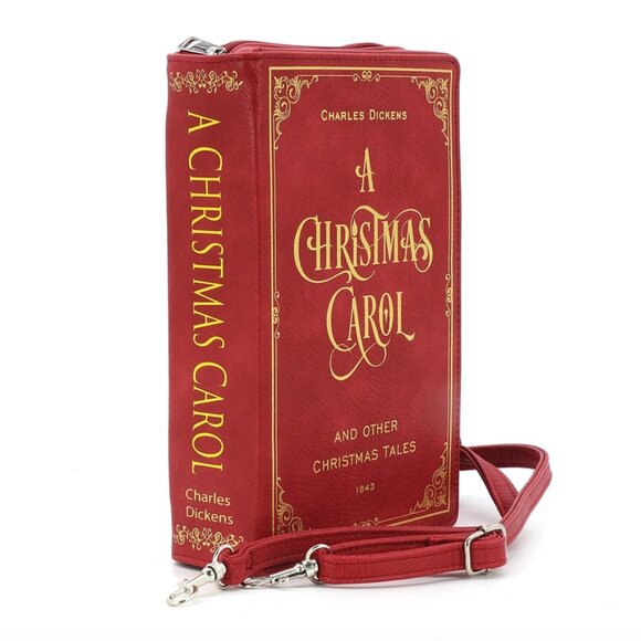 A Christmas Carol Book Cover Crossbody Purse - Book Lover Gifts - Picture 3 of 7